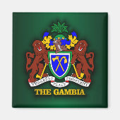 Der COA von Gambia Magnet (Vorne)