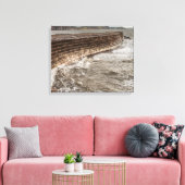 Der Cobb-Damm in Lyme Regis Leinwanddruck (Insitu (Wohnzimmer))