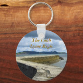 Der Cobb, Lyme Regis Schlüsselanhänger (Vorderseite)