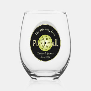 Der Cocktail "Dinking Duo" oder "Typ Pickleball Ba Weinglas Ohne Stiel