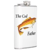 Der Cod-Vater ideale Angler. Flachmann (Rechts)