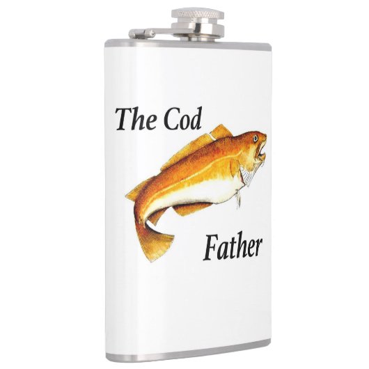 Der Cod-Vater ideale Angler. Flachmann (Rechts)