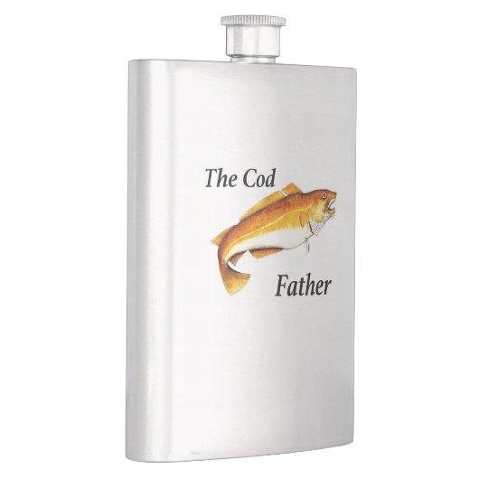 Der Cod-Vater ideale Angler. Flachmann (Rechts)