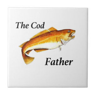 Der Cod-Vater ideale Angler. Fliese