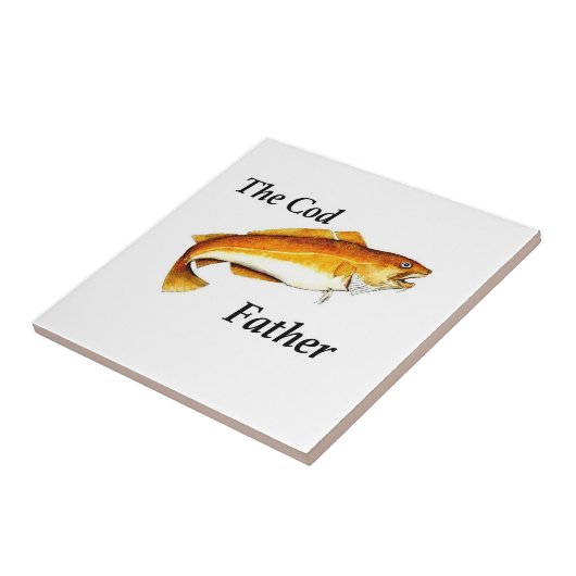 Der Cod-Vater ideale Angler. Fliese (Seite)