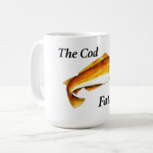Der Cod-Vater ideale Angler. Kaffeetasse (Vorderseite Links)