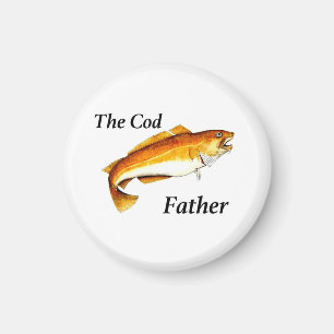 Der Cod-Vater ideale Angler. Magnet