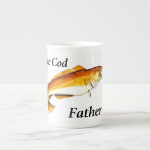 Der Cod-Vater ideale Angler. Porzellantasse