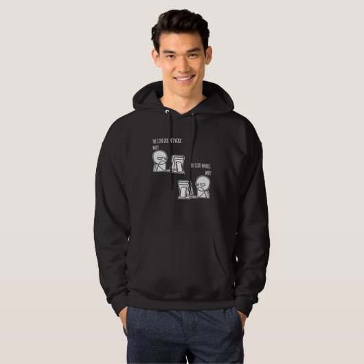 Der Code funktioniert, warum Programmierer Compute Hoodie (Vorne ganz)