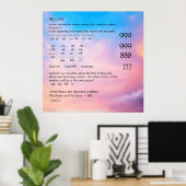 Der Code Genesis 1:1 Poster (Heimbüro)