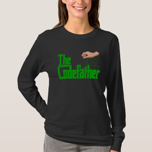 Der Codefather Programmierung Computerwissenschaft T-Shirt (Vorderseite)