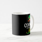 Der Coding Leprechaun St Patricks Day Matching Kaffeetasse (VorderseiteRechts)