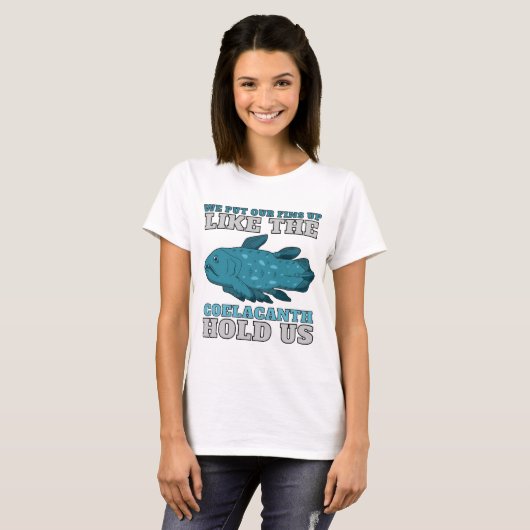 Der Coelacanth halten uns T-Shirt (Vorne ganz)