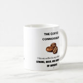 Der Coffee Connoisseur Kaffeetasse (VorderseiteRechts)