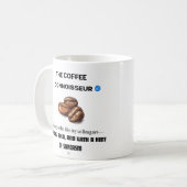 Der Coffee Connoisseur Kaffeetasse (Vorderseite Links)