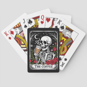 Der Coffee Witchy Vibes-Totebeutel – Magischer Got Spielkarten
