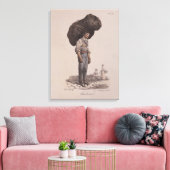 Der Collier Leinwanddruck (Insitu (Wohnzimmer))
