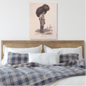 Der Collier Leinwanddruck (Insitu (Schlafzimmer))