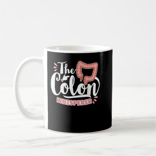 Der Colon Whisperer Gastroenterologe Proctologis Kaffeetasse (Links)