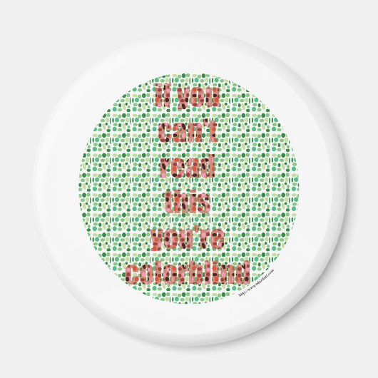 Der Colorblind-Test Magnet (Vorne)