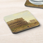Der Colosseum, 1776 (Öl auf Leinwand) Getränkeuntersetzer (Linke Seite)