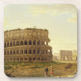 Der Colosseum, 1776 (Öl auf Leinwand) Getränkeuntersetzer