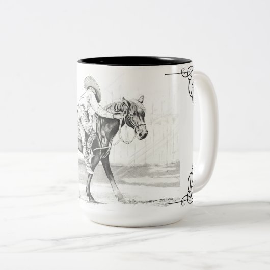 Der Colt Starter Zweifarbige Tasse (VorderseiteRechts)