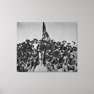 Der Colts Teddy Roosevelt Rough Riders 1898 des Leinwanddruck