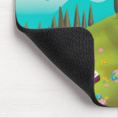 Der Comer See Italien Reise Postkarte. Mousepad (Ecke)