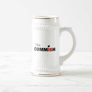 Der Commish Stein Fantasy Football Commissioner Bierglas