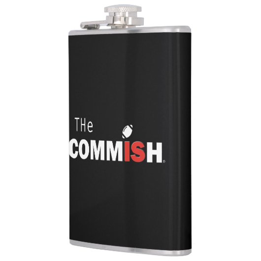 Der Commissions Flask Fantasy Football Flachmann (Links)