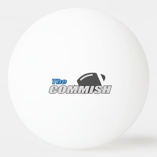 Der Commissions Ping Pong Ball Tischtennisball (Vorderseite)