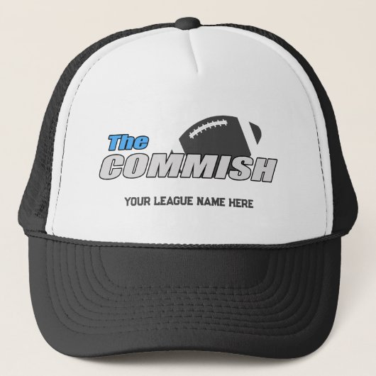 Der Commissions-Trucker hat einen benutzerdefinier Truckerkappe (Vorderseite)