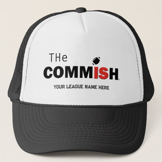 Der Commissions-Trucker hat einen benutzerdefinier Truckerkappe (Vorderseite)