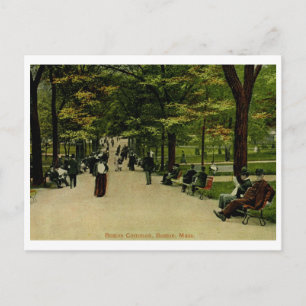Der Common, Boston, MA 1915 Vintage Postkarte