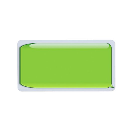 DER COMPULVE TEXTER druckt Ihr eigenes Label Adressaufkleber (Vorne)