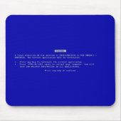 Der Computer-blaue Schirm des Todes Mousepad (Vorne)