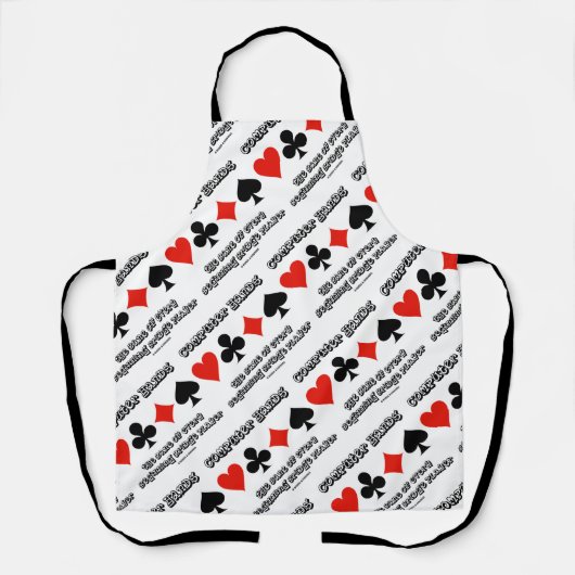 Der Computer-Handschuh blockiert jeden Beginnbrück Schürze (Vorderseite)