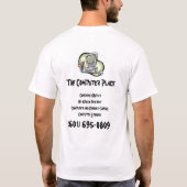 Der Computer-Platz-T - Shirt (Rückseite)