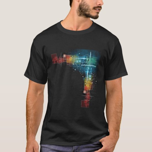 Der Computer-Schaltungsingenieur gibt den Computer T-Shirt (Vorderseite)