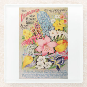 Der Conard & Jones Neue Blumenführer Werbung Glasuntersetzer