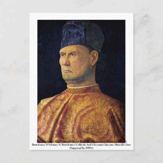 Der Condotier. Postkarte (Vorderseite)