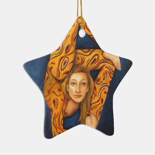 Der Contortionist 2 Keramik Ornament (Rechts)