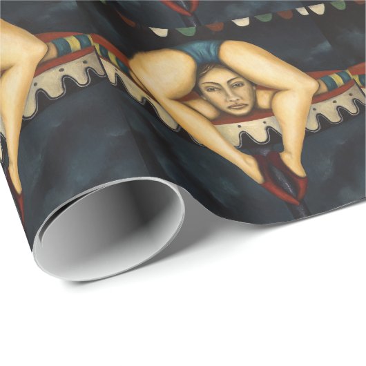 Der Contortionist Geschenkpapier (Rolleneckpunkt)