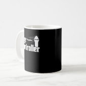 Der Controller - Luftfahrzeug der Kontrolle Flugsi Kaffeetasse (Vorderseite Links)