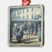Der Convalescents, 1861 Silbernes Ornament (Links)