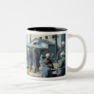 Der Convalescents, 1861 Zweifarbige Tasse
