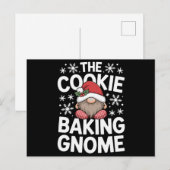 Der Cookie-Back-Gnom Weihnachten Holly-Schneeflock (Vorne/Hinten)
