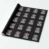 Der Cookie-Back-Gnom Weihnachten Holly-Schneeflock Geschenkpapier (Ungerollt)