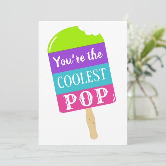 Der coole Pop Vatertag (Stehend Vorderseite)